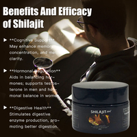 Shilajit Naturel Haut de Gamme à Fort Teneur en Acide Fulvique pour la Santé Cérébrale et l'Amélioration de l'Énergie – Résine Pure de l'Himalaya