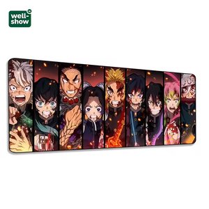 Eccellente tappetino per <span class=keywords><strong>mouse</strong></span> da gioco con grafica anime, quadrato, di grandi dimensioni, base in gomma antiscivolo, personalizzabile - Product Image 4