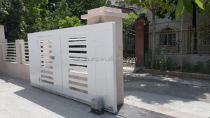 Heavy Duty 1000Kgs Kit d'opérateurs de porte de Garage automatique 110V/220V WiFi carte alarme lumière <span class=keywords><strong>4m</strong></span> crémaillère porte coulissante moteur moderne - Product Image 6