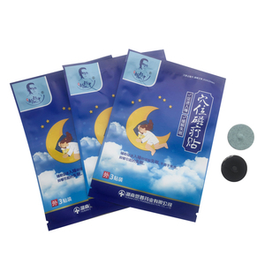 Natural Acupoint Magnetic Therapy Patch (Non-Woven Fabric Blue) 3cm*3cm Class II Body Supports Better Sleep Relieves <strong>Insomnia</strong> EN - Product Image 2