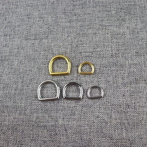 Stainless Steel D-Ring Buckle 1.5x1.5 Cm For Bags And Backpacks Solid Seamless Metal Hardware - Product Image 3