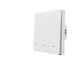 Interruptor de Pared Inteligente Tuya Zigbee 3.0 Estándar Europeo, Botón Pulsador, Cable Neutro Único, Control por Voz y Temporizador a través de Aplicación - Product Image 1
