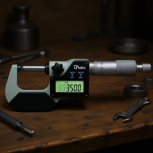 Take Digital Micrometer 0-25mm IP65 Waterproof <b>Measurement</b> <b>Tool</b> - Product Image 3