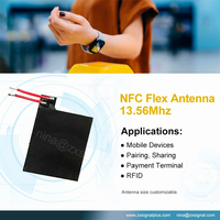 Antenne NFC (Near Field Communication) 13,56 MHz, antenne NFC FPC, paiement mobile, identification radiofréquence, carte souple, antenne FPC