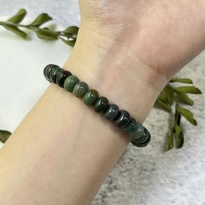 Bracelet en pierre naturelle avec perles de verre colorées, géométrie sacrée, livraison rapide, prix progressif - Product Image 5