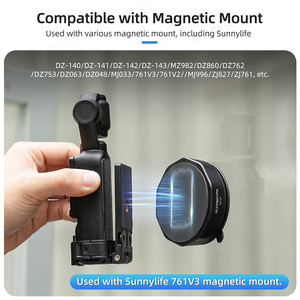 Soporte de ventosa con bloqueo giratorio para parabrisas de coche, para DJI Action, GoPro, Insta360 y accesorios de cámaras deportivas - Product Image 6