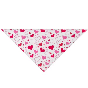 Bandana anjing peliharaan pola poliester cetak kustom syal segitiga Bandana anjing - Product Image 2