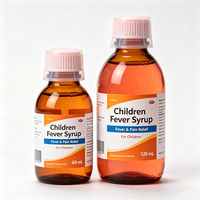 Étiquettes personnalisées Haoxuan pour bouteilles de sirop pour enfants, autocollants adhésifs laminés imprimés en couleur pour l'emballage des produits de santé