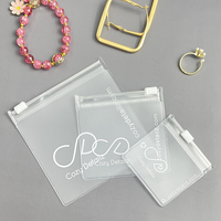 Produits chauds 5cm femmes colliers 25cm par 12cm Bracelet sac emballage PVC bijoux pochette à fermeture éclair pour boucles d'oreilles