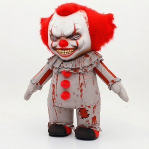 <span class=keywords><strong>Disfraz</strong></span> de Payaso Pennywise Inflable Personalizado, Peluche de Pelo Rojo, Traje para Caminar, <span class=keywords><strong>Disfraz</strong></span> de Halloween para Adultos, Cosplay de la Película <span class=keywords><strong>IT</strong></span> - Product Image 1