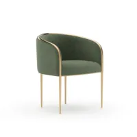 Chaise de salle à manger rembourrée, chaise d'appoint rembourrée sans accoudoirs pour salle à manger et cuisine