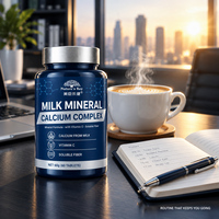 OEM ODM Private Label Milk Calcium Tablet Candy Calcium Supplement Bone Density Vitamin C Resistant Dextrin Chewable