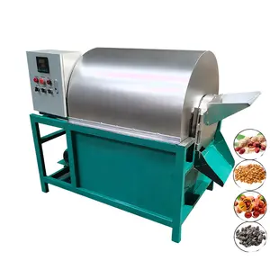 High performance grain nut processing machine cocoa bean almond nut roasting dryer pumpkin seeds sunflower seed roaster