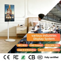 Monitor Inteligente de Cocina de 32 Pulgadas con Batería, Móvil y con Ruedas para Recetas, Cocina y Preparación de Comidas en Casa, OEM, 1 Año de Garantía
