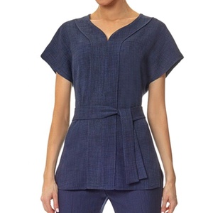 Uniformes Médicos Elegantes, Conjuntos de Uniformes Quirúrgicos, Uniformes Personalizados con Logotipo, Uniformes de Manga Corta al por Mayor, Túnica para <span class=keywords><strong>Spa</strong></span>, Salón de <span class=keywords><strong>Belleza</strong></span> - Product Image 6