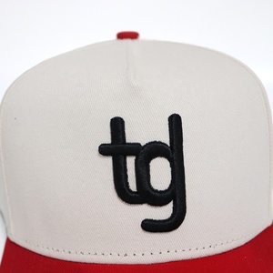 All'ingrosso piccolo MOQ OEM/<span class=keywords><strong>DEM</strong></span> cotone Twill 5 pannello due Tone Cap personalizzato 3D ricamo logo da uomo sport che corre cappelli da Baseball - Product Image 6