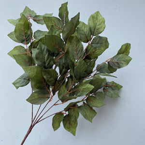 Venta al por mayor <span class=keywords><strong>de</strong></span> fábrica, <span class=keywords><strong>hojas</strong></span> <span class=keywords><strong>de</strong></span> plantas <span class=keywords><strong>de</strong></span> seda, <span class=keywords><strong>hojas</strong></span> verdes <span class=keywords><strong>de</strong></span> seda artificiales blancas para decoración <span class=keywords><strong>de</strong></span> eventos <span class=keywords><strong>de</strong></span> boda - Product Image 6