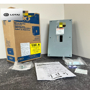 Bộ điều khiển lập trình PLC QO2100BNS Vỏ cầu dao <span class=keywords><strong>2</strong></span>-khối 100A - Product Image 1