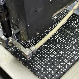 Dados de plástico negros de 6 caras, cuadrados de 14 mm para ajedrez y juegos de cartas, 7 piezas - Product Image 4