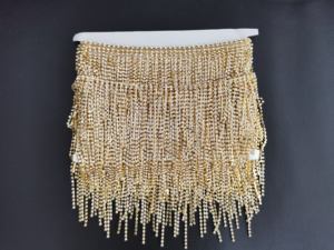 Usine vendre court long brillant strass gland garniture <span class=keywords><strong>frange</strong></span> pour robe perlée ruban <span class=keywords><strong>frange</strong></span> garniture - Product Image 6