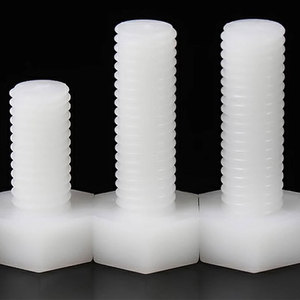 10pcs/bag Factory Wholesale NINDEJIN Brand Class 6 Full Thread External Nylon Hexagon <b>Bolt</b> M3 <b>M4</b> M5 M6 Various Metric Sizes - Product Image 6
