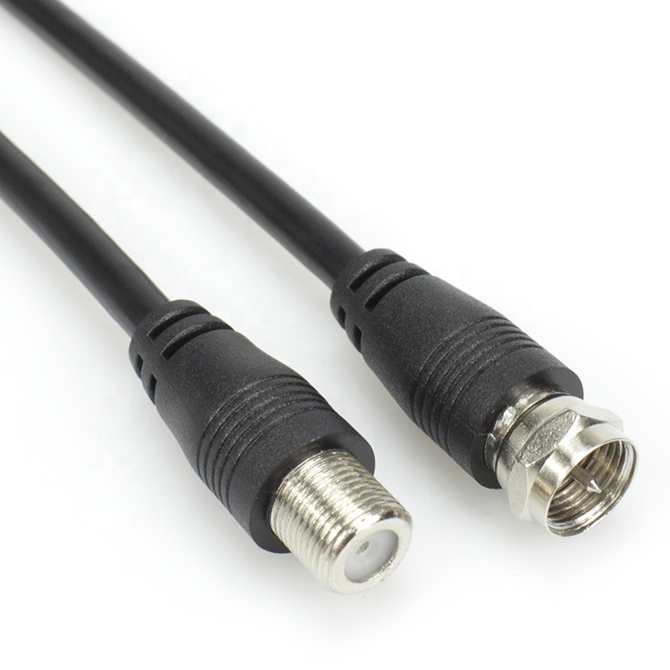 F jack Female to F Male Plug RF Coaxial RG59 RF Antenna  Cable F connector plug cable for TV