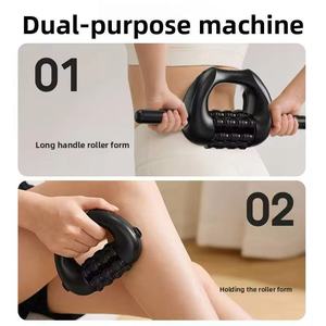 Masajeador percusivo recargable para piernas con 5 niveles de velocidad, masajeador eléctrico inalámbrico profundo, rodillo para alivio del dolor y relajación muscular - Product Image 4
