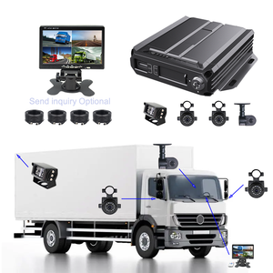 Mini 4CH Xe <span class=keywords><strong>GPS</strong></span> theo dõi 4 kênh DVR Hệ thống camera HD xe tải 2MP xe giám sát 3G 4G mdvr - Product Image 1
