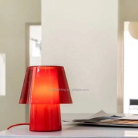 Lampe de table moderne en métal flexible avec abat-jour en forme de dôme, LED électrique, base E27, colorée, pour la maison