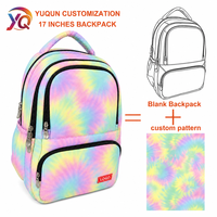 Sacs à dos multi-poches personnalisés, grands sacs de voyage d'extérieur, sacs d'école pour lycéennes, filles et femmes avec logo