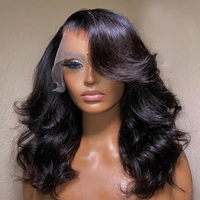 Peluca Bob de Encaje Frontal 13*4 Barata al por Mayor, Peluca Bob Peruana de Cabello Humano con Encaje Frontal Sin Pegamento de 8-16 Pulgadas, Pelucas con Cierre de Encaje HD 5x5