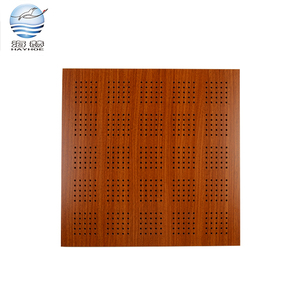Son de qualité d'auditorium d'isolation <span class=keywords><strong>acoustique</strong></span> en bois perforé panneau avec un <span class=keywords><strong>bon</strong></span> prix - Product Image 2