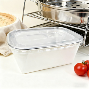 Chống rò rỉ-MẠNH MẼ dày-Đúc thực phẩm-An toàn nhiệt-bằng chứng rò rỉ-đàn hồi tùy chỉnh Hộp Ăn Trưa Takeaway hộp bao bì hộp giấy - Product Image 2