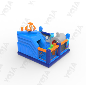 Castillo Inflable Comercial Personalizado con Forma de Tiburón, Tobogán Inflable de PVC, Casa de Brinco Inflable Combinada - Product Image 3