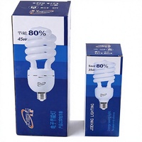Boîte d'emballage pliable avec logo personnalisé imprimé, impression quadricolore, laminage brillant pour ampoule