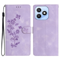 Étui portefeuille en cuir à motif floral pour Huawei P50 Pro P40 Lite P30 P20 P10 P Smart 2021 2020 Z Y7 2019 Prime Y5 2018 Y6 avec support rabattable