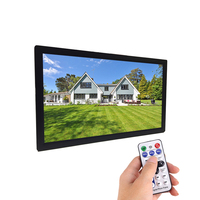 Pro Bisa Dipasang Di Dinding, Bingkai Foto Digital Full HD 32 Inci dengan Fungsi Remote Control, Pemutar Musik Video, Kalender, Jam