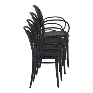 <span class=keywords><strong>Alegria</strong></span> Commercial Resin Arm Resina Patio Plástico Heavy Duty Restaurante Sillas - Product Image 2