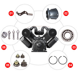 หัวคอมเพรสเซอร์ลม APCOM Black Piston 3KW 4HP แบบพกพา ใช้ไฟ AC สำหรับซ่อมแซมในอุตสาหกรรม - Product Image 6