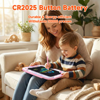 Papan Tulis LCD Portabel HX Warna-warni, Alat Tulis, Papan Gambar, Papan Tulis Digital, Tablet Tulis LCD untuk Anak-anak 12 Inch
