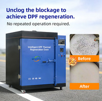 Machine de régénération DPF marron, four de nettoyage thermique haute efficacité pour l'élimination de la saleté des filtres à particules diesel