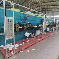 Machine à fabriquer des serviettes hygiéniques entièrement automatique d'occasion, machine à fabriquer des serviettes hygiéniques pour femmes et machine d'emballage