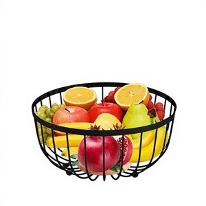 Deep <b>Mesh</b> Iron Eco-friendly Vintage Customizable Heavy Duty Multi-Purpose <b>Storage</b> <b>Basket</b> for Garage <b>Storage</b> - Product Image 1