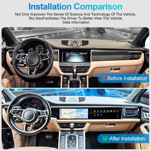 ระบบนำทาง Navihua สำหรับรถยนต์ Porsche Macan ปี 2018 2019 2020 2021 2022 2023 2024 จอคู่ขนาด 12.3 นิ้ว ระบบ Android พร้อม CarPlay และ Android Auto ระบบนำทาง GPS และระบบเสียง - Product Image 5