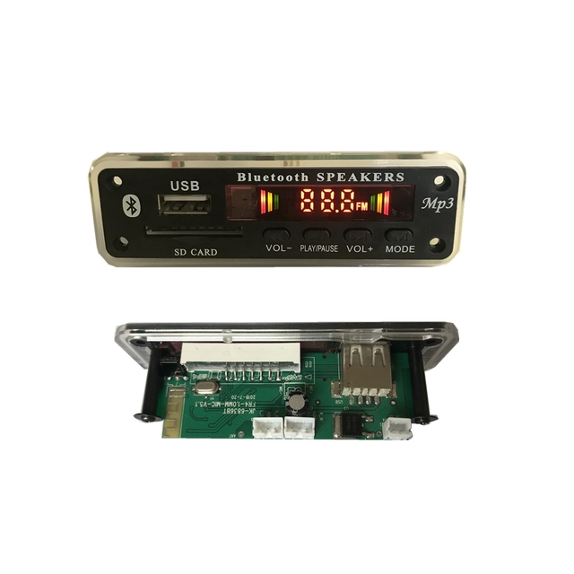 JK6836BT-C Bluetooth Speaker Usb Sd Fm bluetooth Mp3 Module, MP3 Player PCBA Circuit
