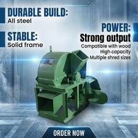 Broyeur de bois Urban Greening Company MX-500, capacité 1,0T/H, moteur en cuivre pur, garantie 12 mois