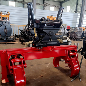 360 °   Pince à tube hydraulique 450 mm pour tuyau en acier, pour attache de pelle CAT 17-20T, grappin rotatif pour tuyau <span class=keywords><strong>PW</strong></span> - Product Image 3
