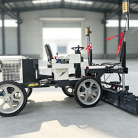 Machine de nivellement de béton laser autopropulsée flexible pour travaux de pavage en béton