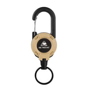 Carrete Retráctil para Llaves con Mosquetón, Soporte Resistente Antipérdida para Llaves, Llavero para Camping y Senderismo al Aire Libre con Clip en D - Product Image 1