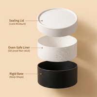 Boîte de rangement cylindrique de qualité alimentaire pour desserts, emballage pour cupcakes, chocolats, snacks, boîte cadeau de luxe en forme de cylindre